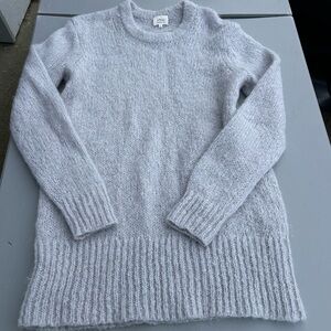 Wilfred Cozy Light Gray Crew Neck Sweater long! Like a dress